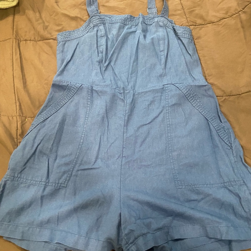 Blue Lenin Romper